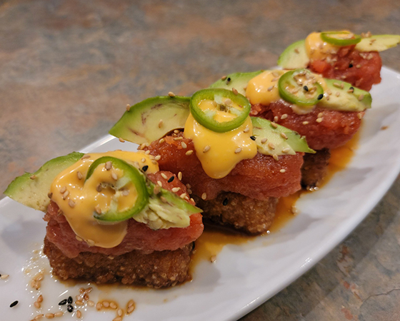 Image: Spicy Tuna Rice Cake